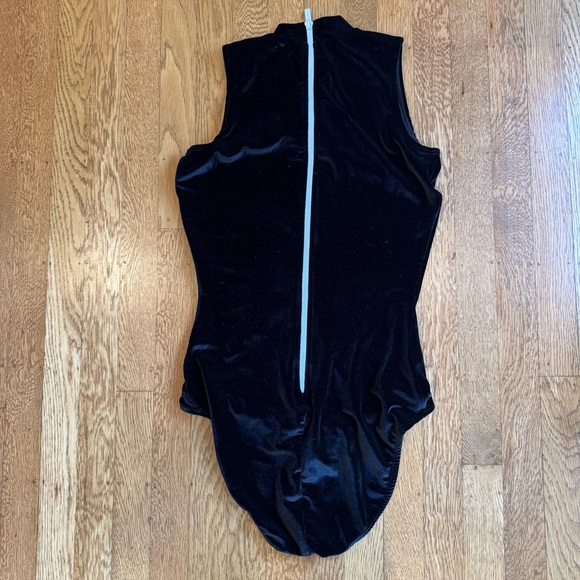 COVER Black Velvet Sleeveless One-Piece Swimsuit SPF 50 Sz Women’s Small NWOT - Picture 7 of 9